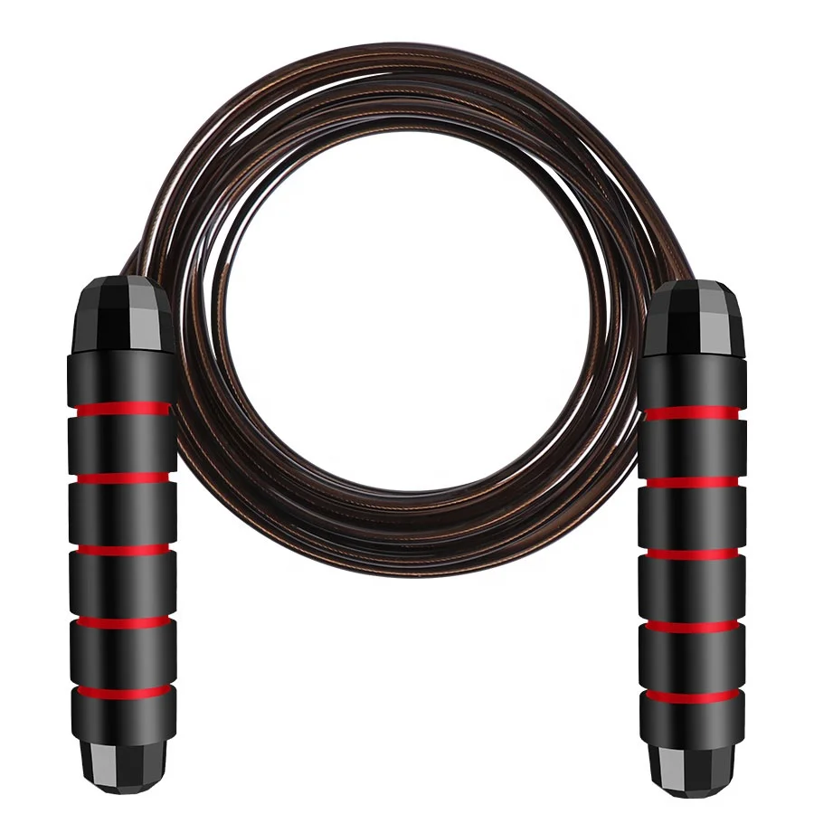 

Fitness RPM Double Dutch Steel Cable Speed Rope, Black, blue, red, green