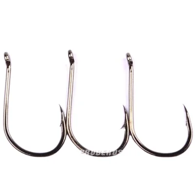 

So-Easy wholesale Fisch pez anzuelo Angeln Jighead anzuelos de pesca Soft insect hooks with barbed bulk single hook, Black/white/brown