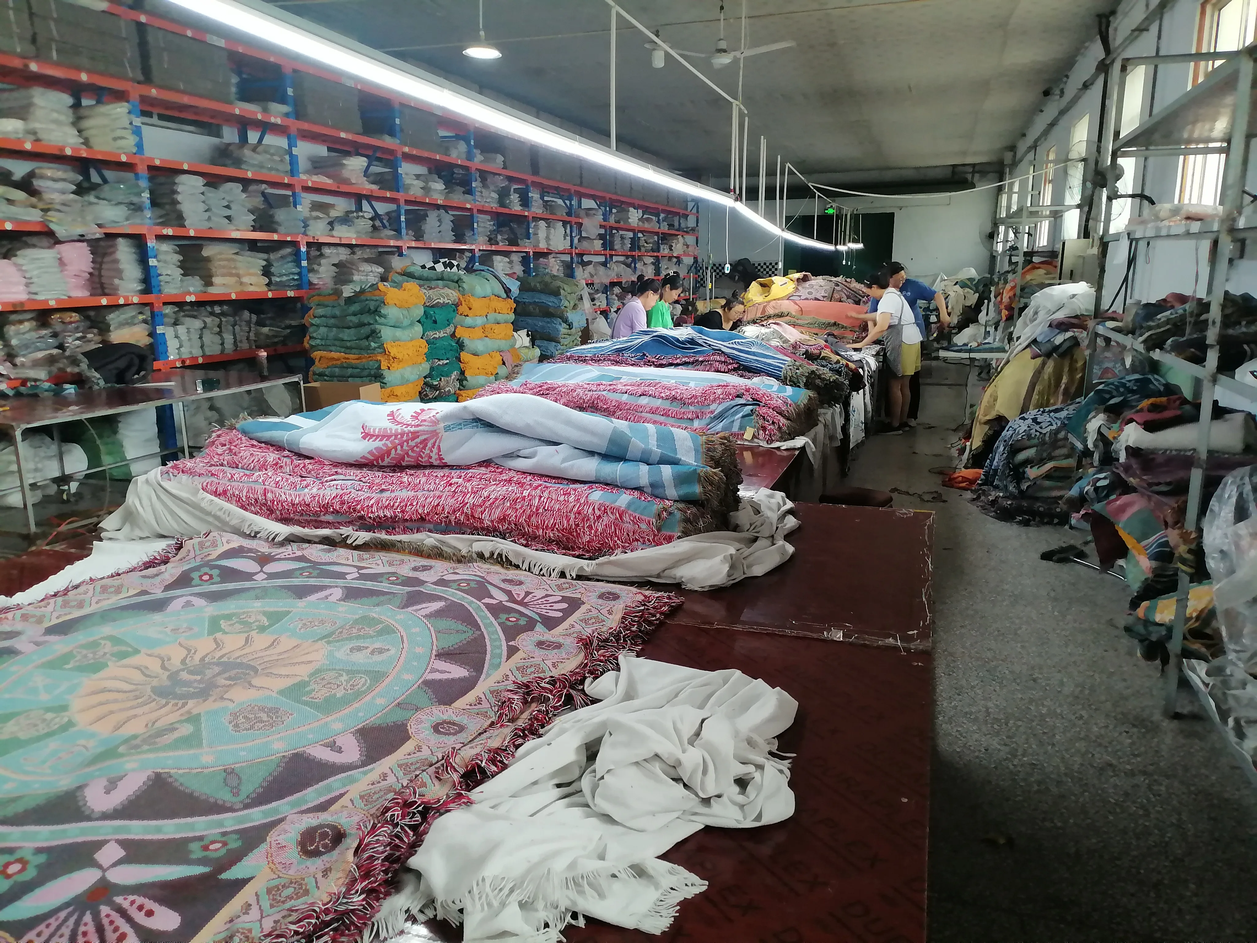 YFON Factory — Pin assembly workers