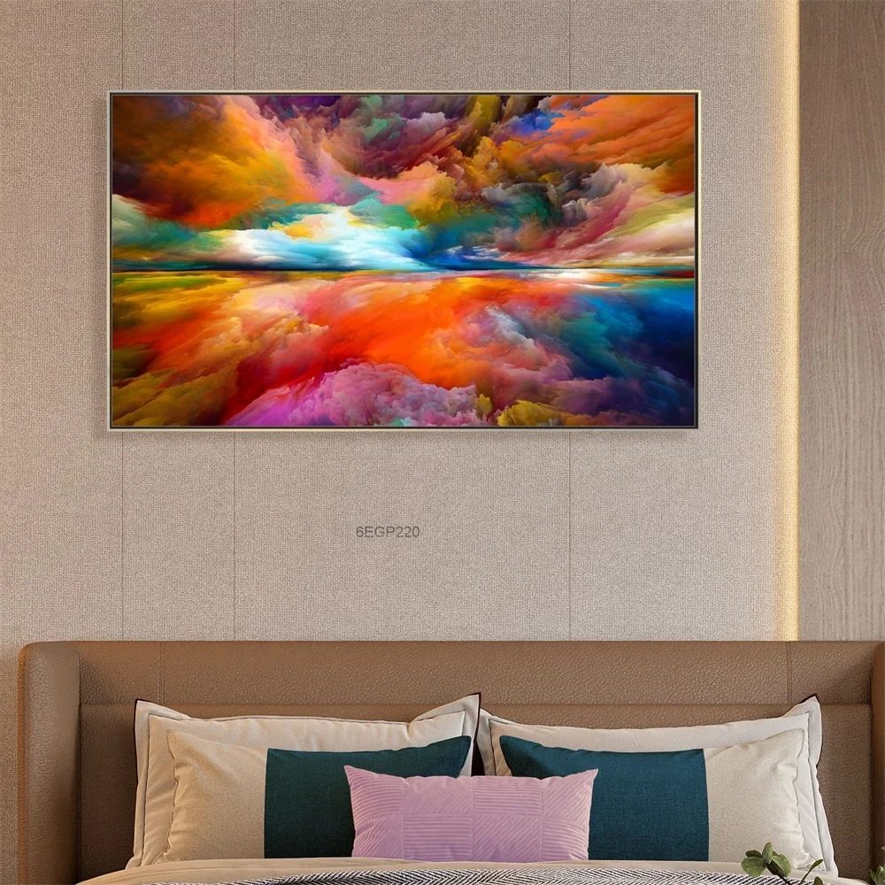 

Decoration Wall Art Craft Modern Colorful Sky Scenery Prints Abstract Home Modern Painting Decorative Canvas Painting