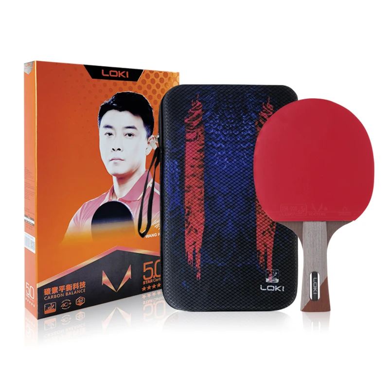 

Loki 5 star professional pingpong paddle table tennis racket