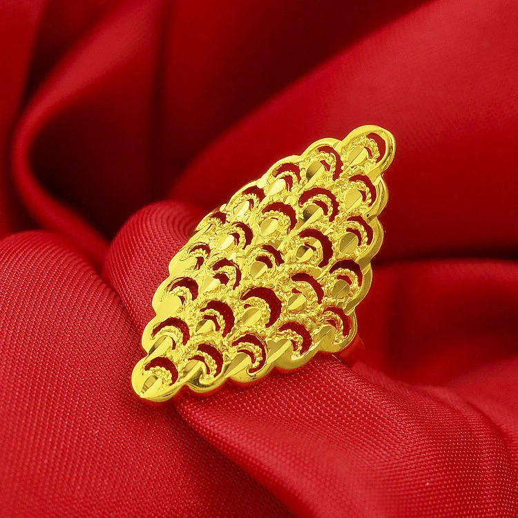 

Gold Plated Finger Ring Woman Patterns Diverse Styles