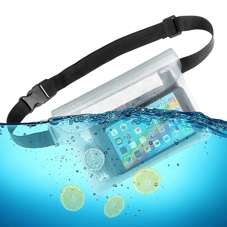 

Drop Shipping PVC Waterproof Waist Bag for Sport Waterproof Underwater Wallet for Beach Swimming, Blue, pink, white, black, yellow, orange, green,etc