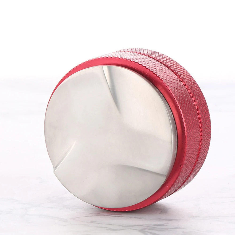 

2021 Latest Models 52mm Stainless Steel Calibrated Coffee Espresso Tamper, Red/black
