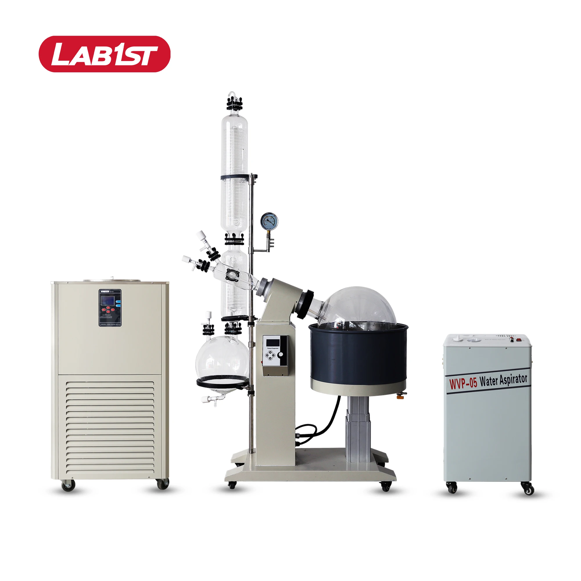 
LAB1ST competitive 5l 10l 20l 50l rotary evaporator with chiller and pump 