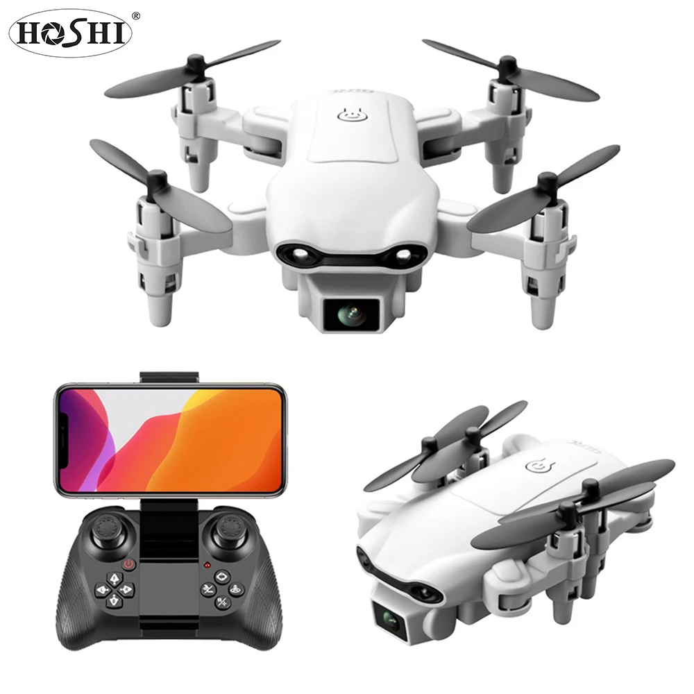 

HOSHI 4DRC V9 Mini Dron 4k Dual Camera 2.4Ghz WiFi FPV Drone Height Keep Drones Foldable RC Quadcopter Helicopter Toys Gifts, Gray