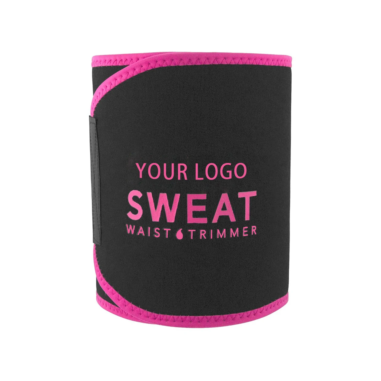 

TENNEIGHT Gym Sauna Belt Private Label Fat Burning Exercise Neoprene Sweat Tummy Waist Trimmer, Black/pink/yellow