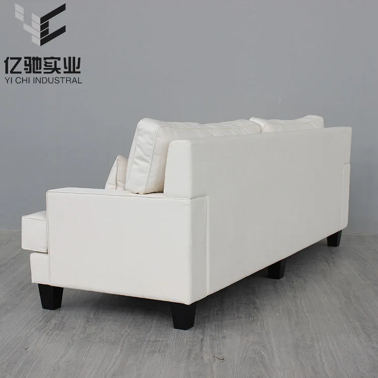 
Shanghai YiChi European style white premium fabric sofa 