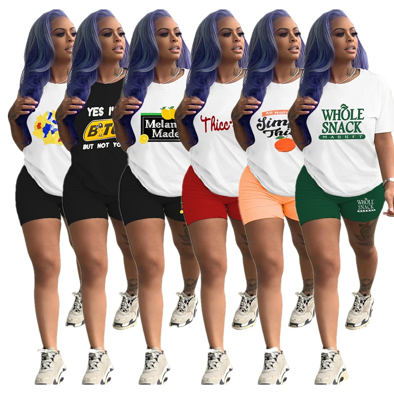 

wholesale snack shorts sets for women two piece two pieces yoga fitness women biker tank top sport sets