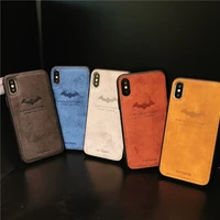 

wholesale suede Tide brand ultra thin Fall proof soft cloth mobile phone accessories shell phone case for iphone 11