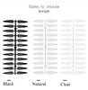 Professional Nail Art 240tips artificial nail tips false nail color chart display 10 Sheets/bags