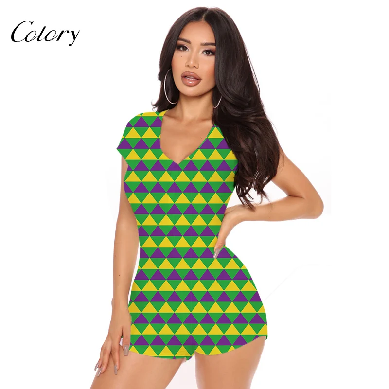 

Colory Two Piece Set Beach For Women Womens Work Shorts, Picture shows