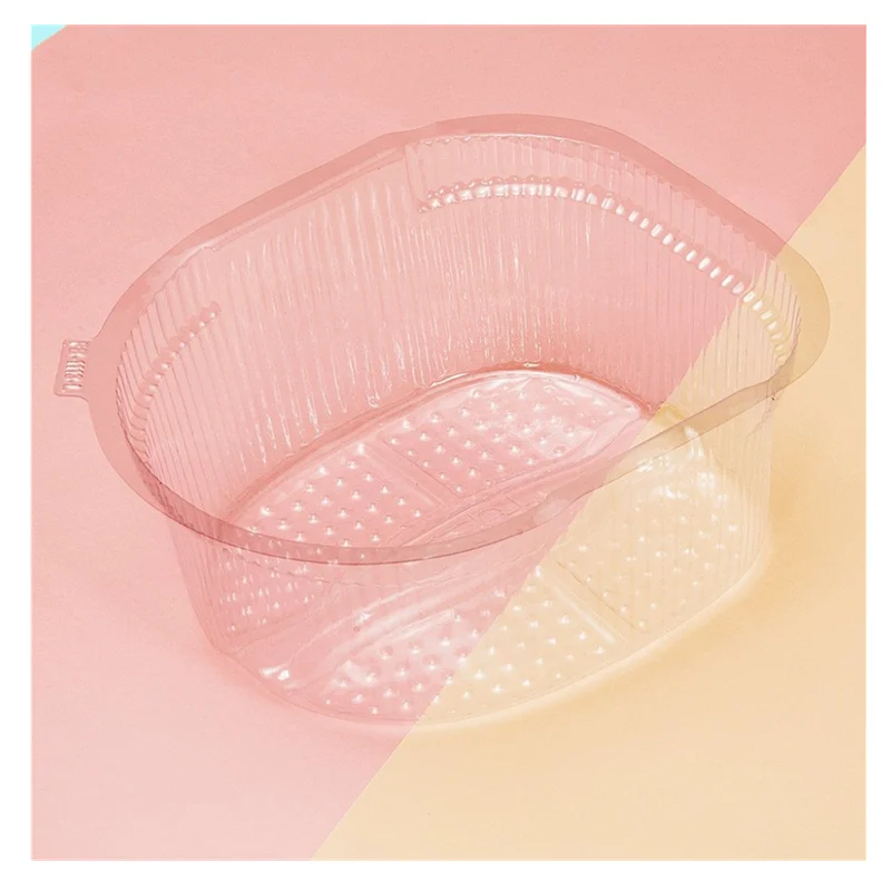 

PE Clear Material Disposable Tub Pedicure Foot Bowl Liner For Spa Chair, Customized color