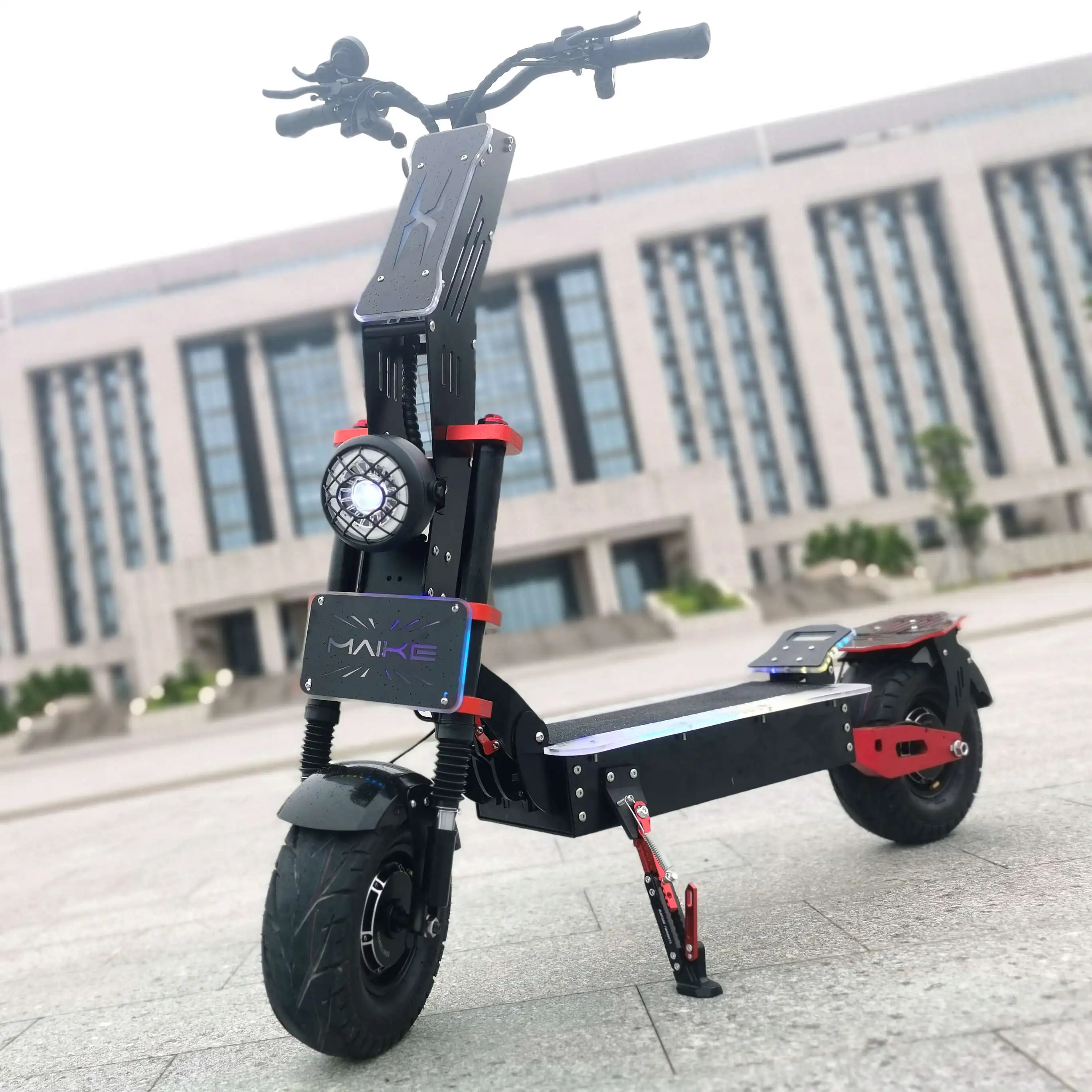 

Maike MKX new arrival Foldable Electric Motorcycle Scooter 60V 35AH 8000W 85km/h Black Motor Power for adult