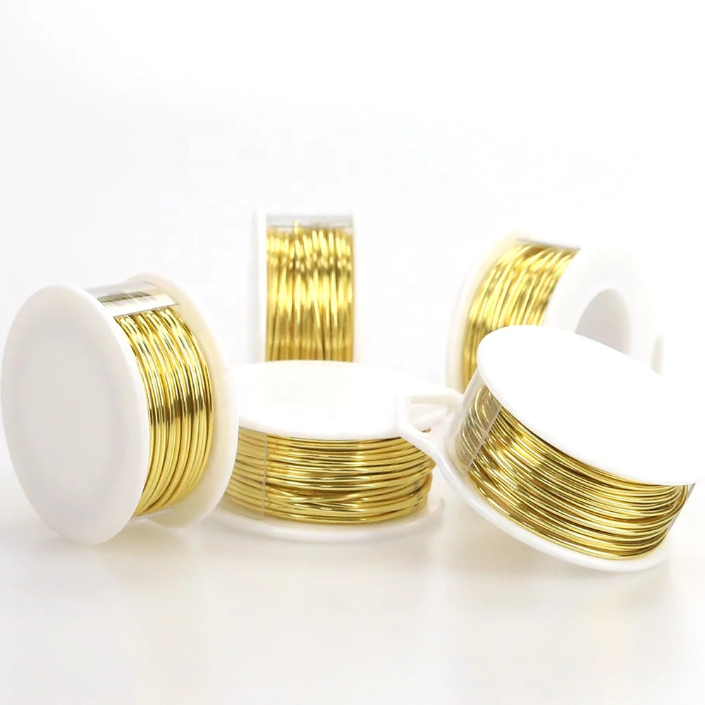 

XuQian Various Size of Gold Silver Plated Copper Wire for DIY Making Jewelry, Colors