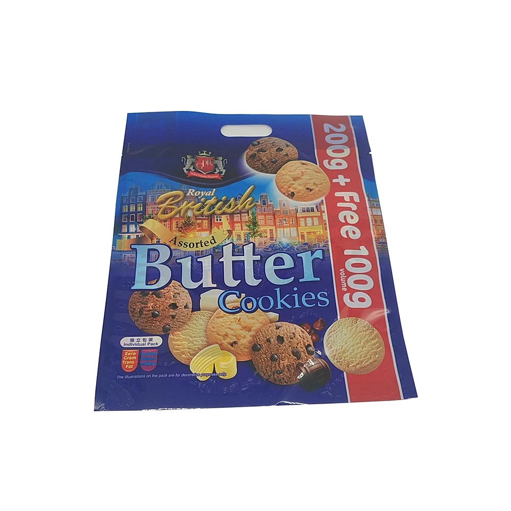 Custom Printed Food Packaging Snack Biscuit Cookies Plastic Bags - Buy ...