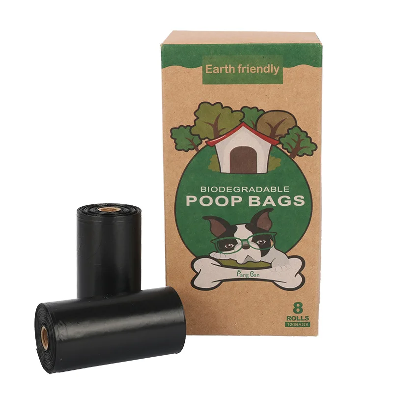 

Eco Earth Friendly Trash Bag Biodegradable Stainless Holding Dog Poop Bag Measures 9 X 13 Inches, As picture