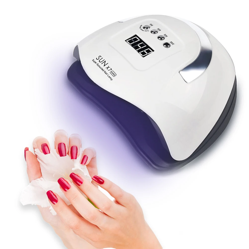 

Custom SunUV LED Nail Lamp 57 Light Beads Smart Sensor Nail Dryer Lampe UV a Ongle Gel Polish Fast Drying Tools Nail Equipments