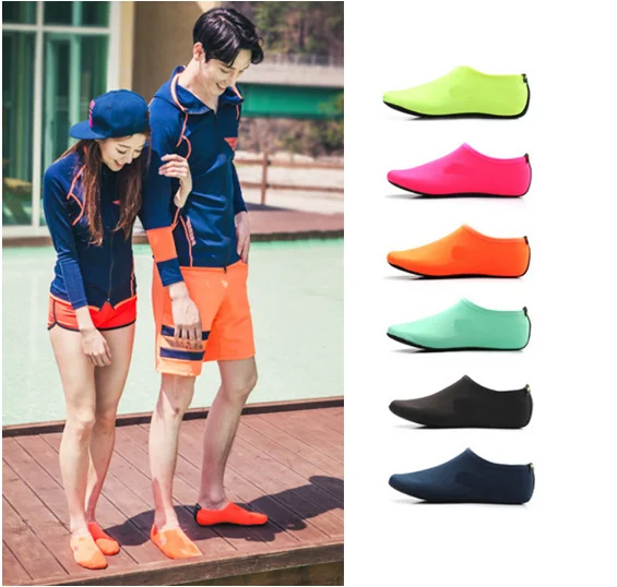 

Summer Men Women Swimming Shoes Water Sports Aqua Socks Anti Slip Shoes, 5colors