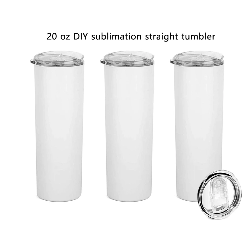 

RTS Free Shipping stainless steel mug tumblers sublimation usa warehouse skinny straight blank cups sell by cases