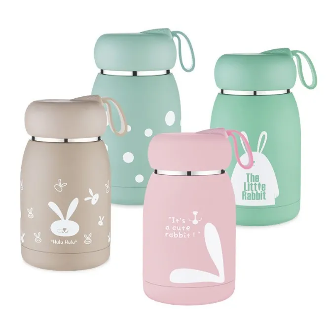 

Pretty Cute Smart Mini Thermos Cup Temperature Display Stainless Steel Vacuum Smart LED Water Bottle