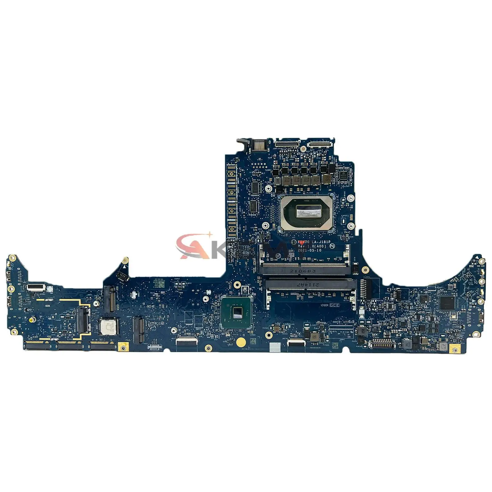 

For Dell Precision 7750 Laptop Motherboard FDX70 LA-J181P With i5-10400H i7-10750H CPU Mainboard 100% Tested