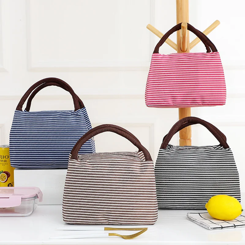 

Custom reusable cheap thermal insulated grocery office school carry cooler lunch bag for food delivery