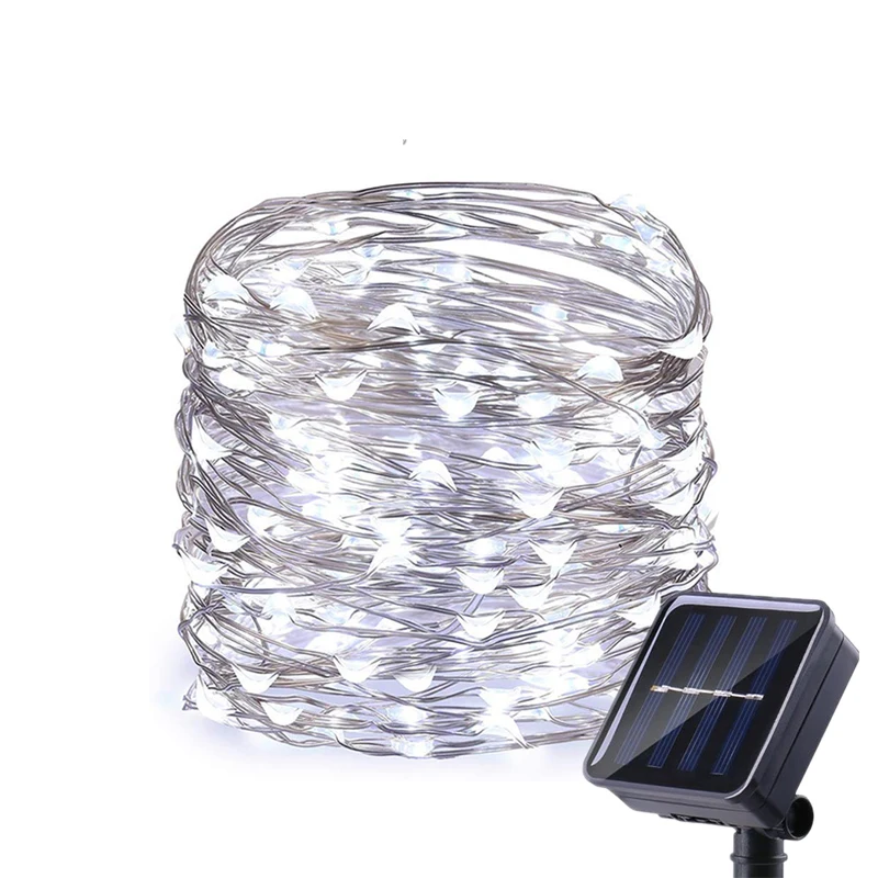 Christmas lights Multi Color Design Outdoor Solar Led Copper Wire Fairy Lights String For Home