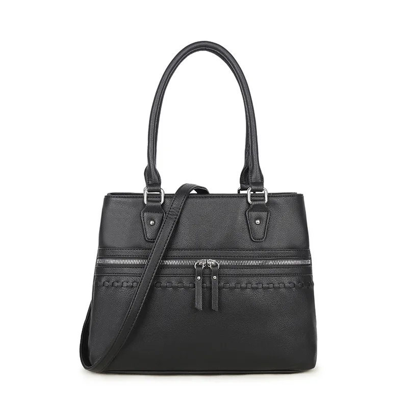 

Woman tote bag European new 2020 factory price large leather bucket travel handbags classic trendy working lady purses crossbody, Color1/2/3/4