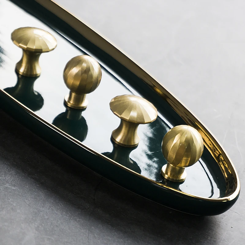 

2 styles/ Gold Solid Brass Round Cabinet Door Knobs and Handles Furnitures Cupboard Wardrobe Drawer Pull Handles C-2827