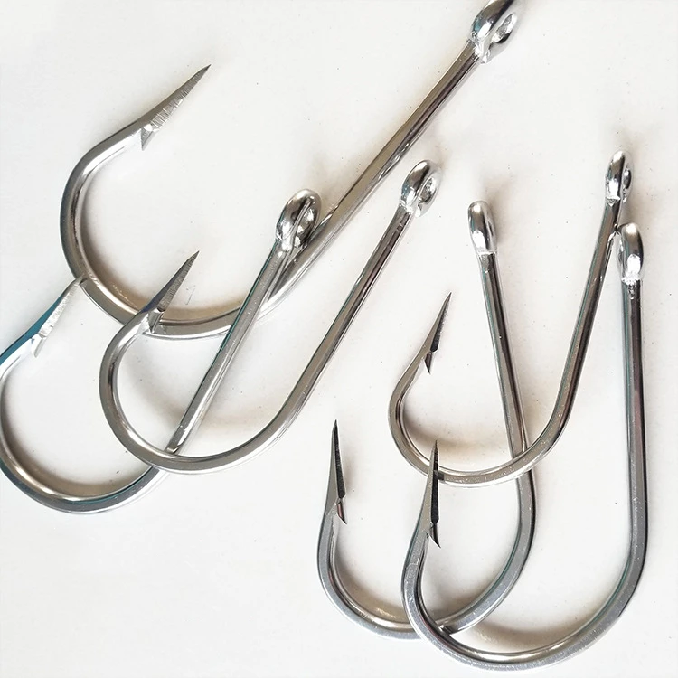 

Hot sale 16/0 18/0 stainless steel tuna fishing hooks saltwater corrosion-resistant