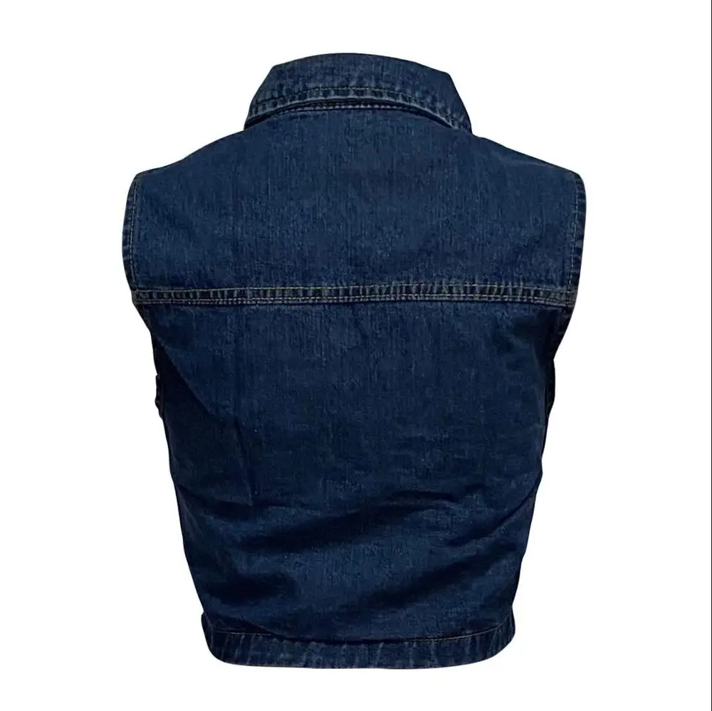 Wholesale Jean Waistcoat 2020 new vest sexy sleeveless vest Jean jacket