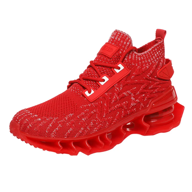 

High quality fashion sport running boys black sneakers basketball custom mens sneakers wholesale sneakers man, Red,blackwhite