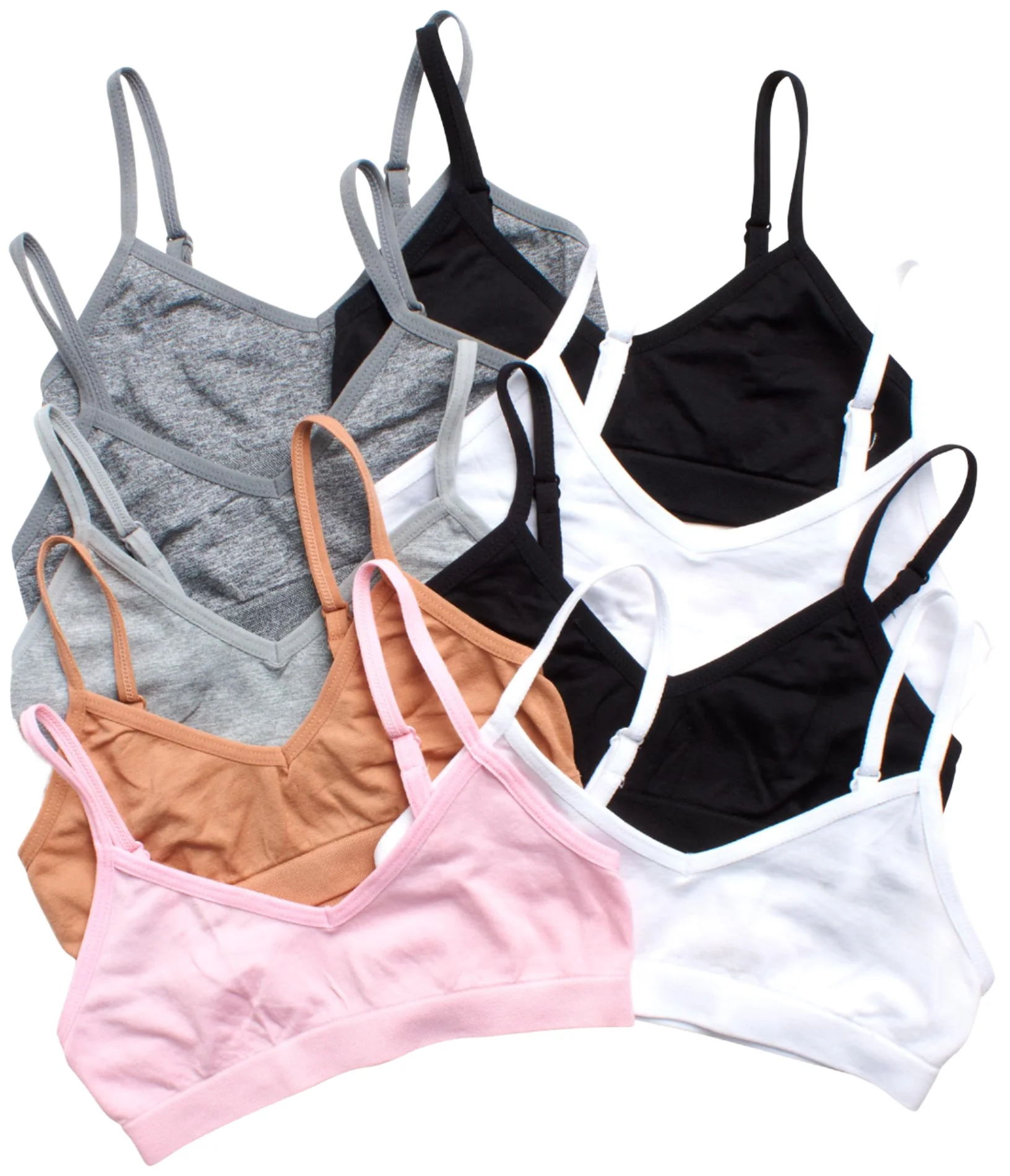 细肩with Light Support不Removable Bra Pads Sports Bra