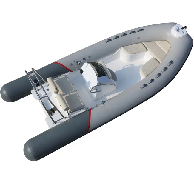 

CE 17ft 5.2m New Model Sport RIB Boat RIB Fishing Hypalon Inflatable Rowing Boats with Outboard motor, Optional
