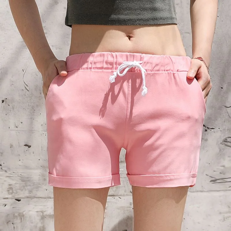 

Cotton Short Pants For Women Fit Track Pants Summer Plus Size Trousers With Pocket