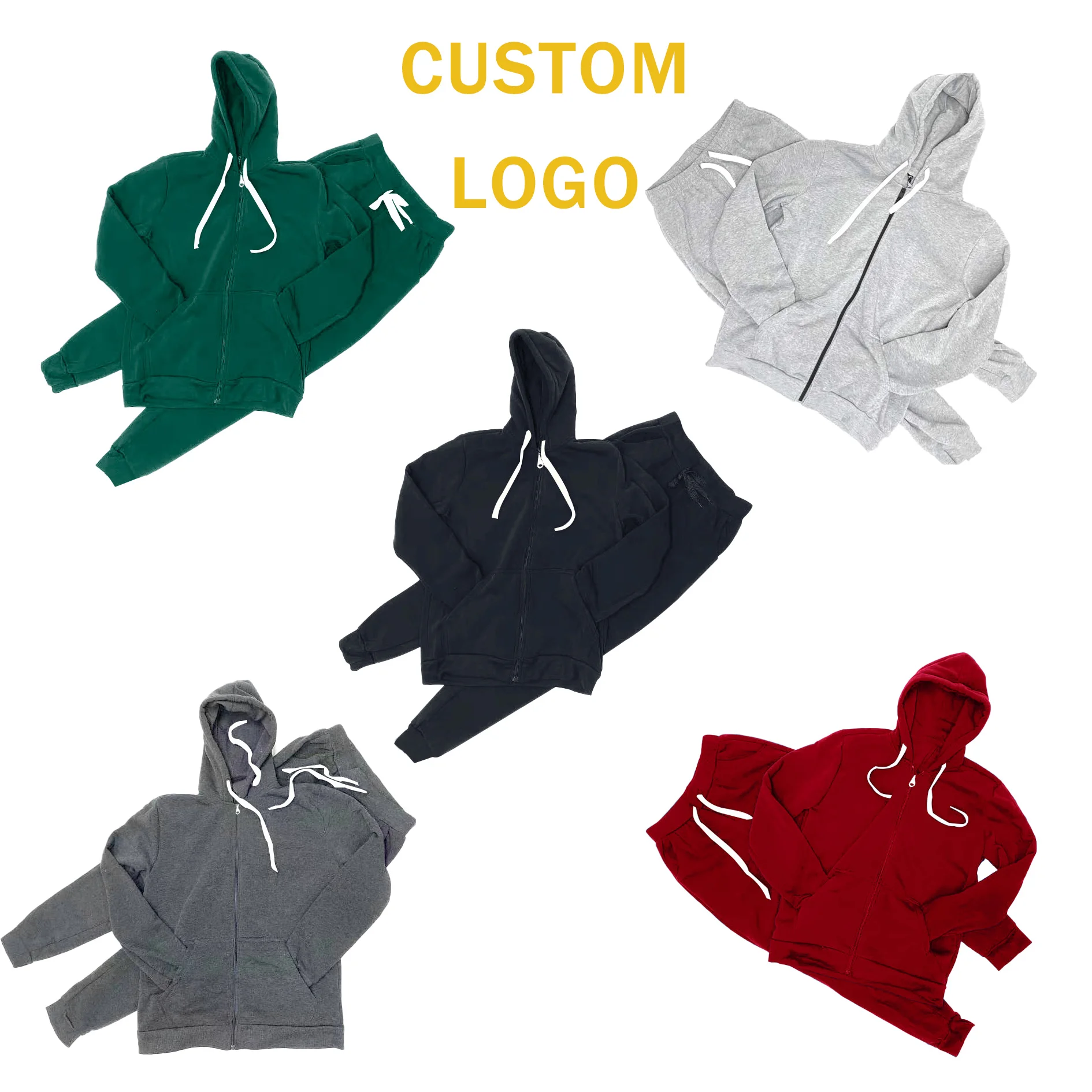 

Wholesale Mens Clothing Sudaderas Con Capucha Gym Hoodie Custom Printing Men Coat And Pant Set xxxxl mens gym Hoodies