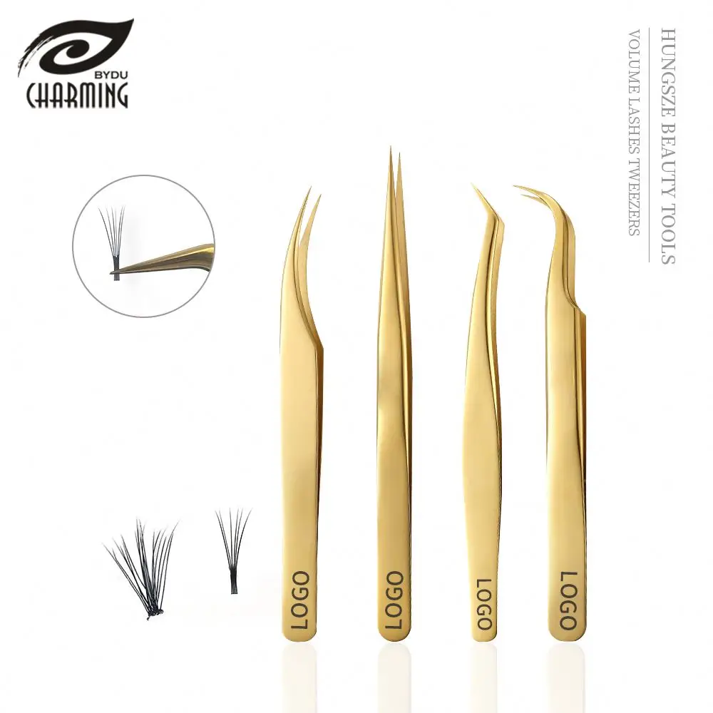 

professional high quality eye lash extension tools tweezers custom