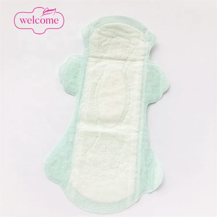 

2020 New Product 280mm 100% Biodegradable Sanitary Napkins ADL Non Woven Fabric Sanitary Pads, White,yellow,pink