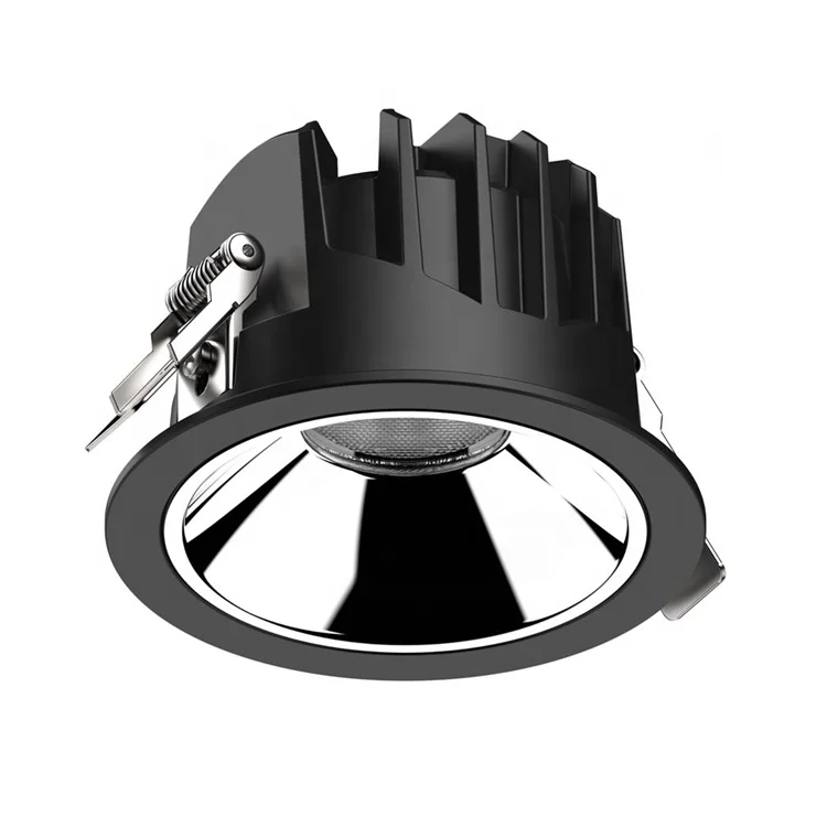 UGR<19 recessed downlight with junction box 10w 4000k led dimmable emergency downlight led 24w down light