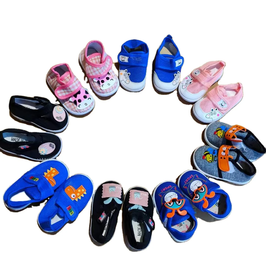 

Hot selling cheap mixed cute unisex soft casual prewalker baby shoes