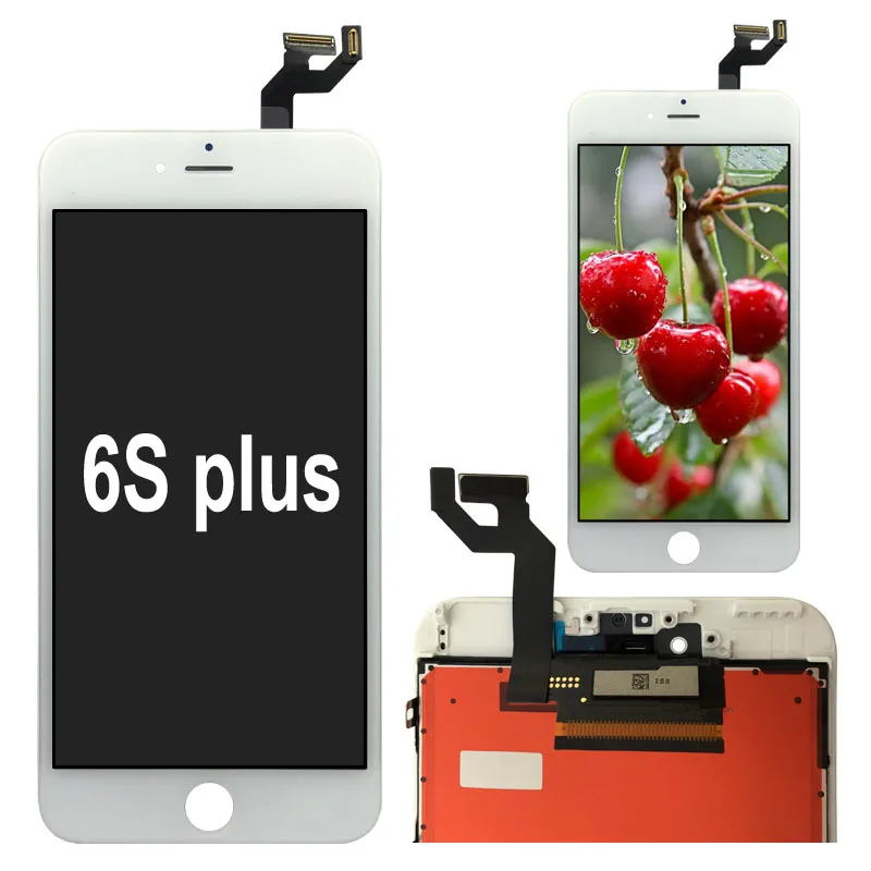 

Wholesale price lcd price for iphone 6sp 6splus lcd screen display, Black/white