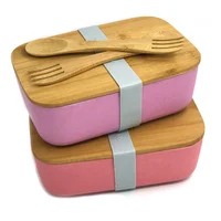 

Storage Boxes&Bins stainless steel wooden sandwich bento lunch box food container