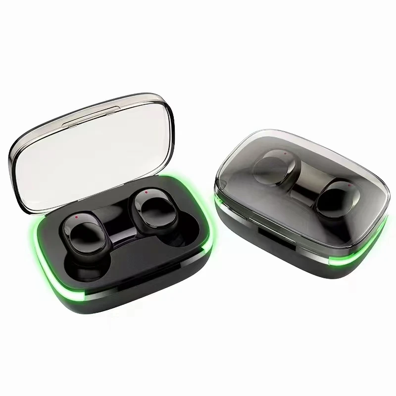 

2022 mini wireless headset Y60 BT V5.0 Long Working Time with Large Battery Charging Case