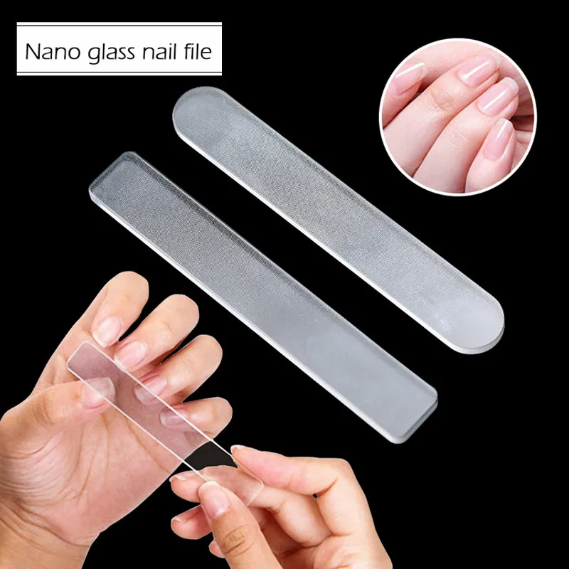 

NA033 Professional Durable Nano Glass Nail Buffer File Shiner Manicure Files Nail Art Glass Buffer Polishing Grinding Files