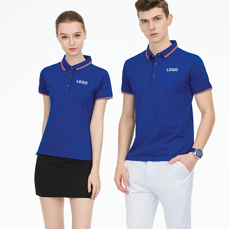 

Factory Price High Quality Eco-friendly Cotton and Silk Fiber Stretchy Breathable Custom Short-sleeved Polo T Shirts, Customized color