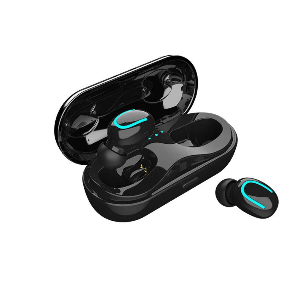 

2021 Portable mini Earbuds Q13 5.0 Wireless Headphones TWS Sports Hands-free Earplugs IPX5 Waterproof with Mic