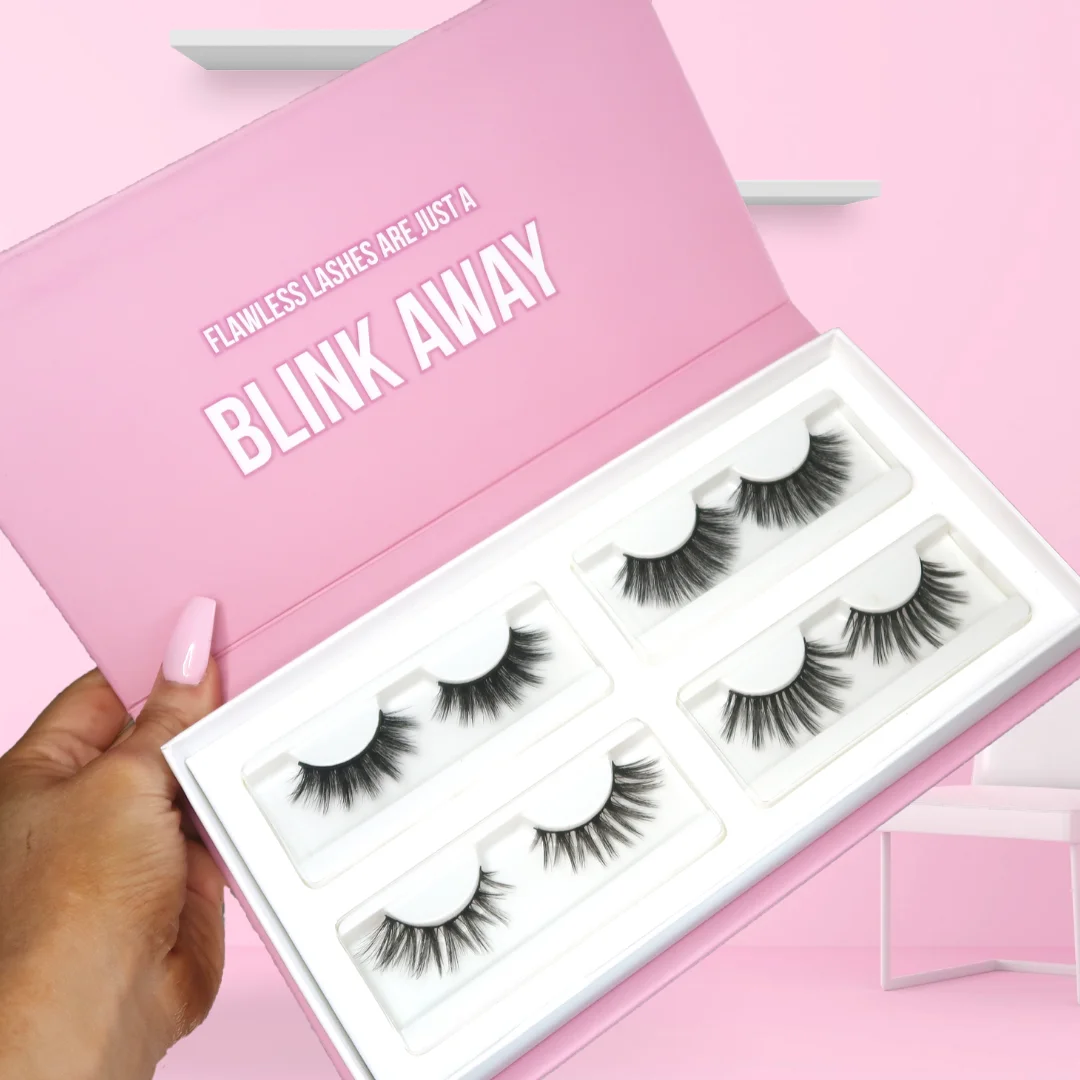 

eyelash vendor customized boxes extension mink eyelash magnetic eyelash