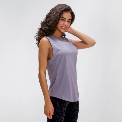 

2021 New Arrival Sportswear Gym Vest Fitness Light WeightTank Top T-Shirt, 6 colors available