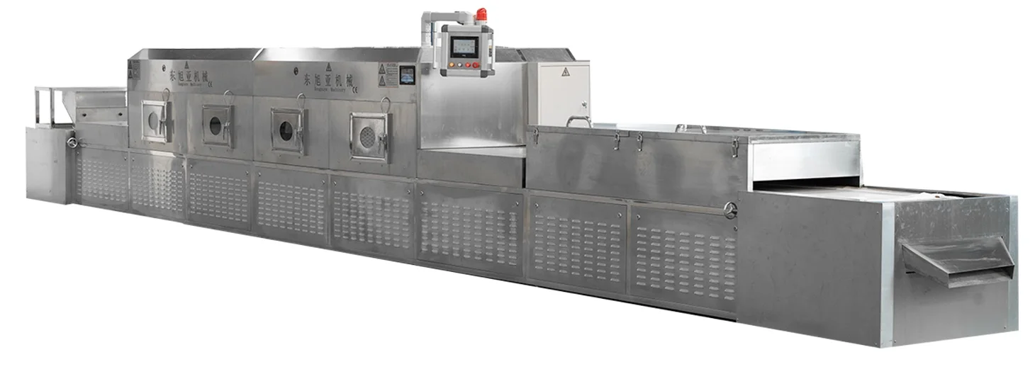 Microwave Tunnel Dryer Dehydrator Machine 